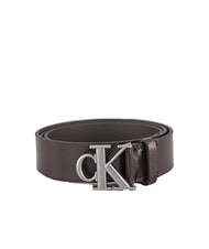 CALVIN KLEIN CK HARDWARE Leather belt - Belts