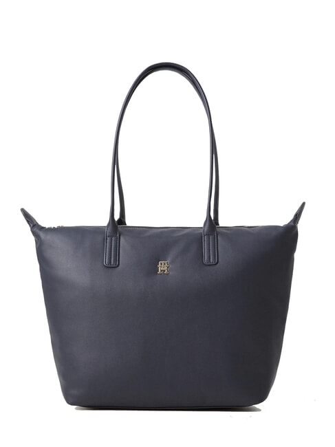TOMMY HILFIGER POPETTE SOFT Shoulder shopping bag space blue / black - Women’s Bags