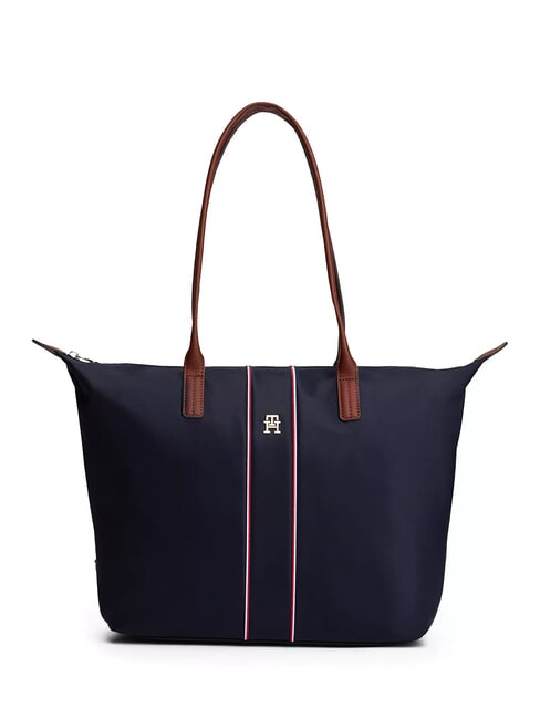 TOMMY HILFIGER POPETTE Shoulder shopping bag space blue corp - Women’s Bags