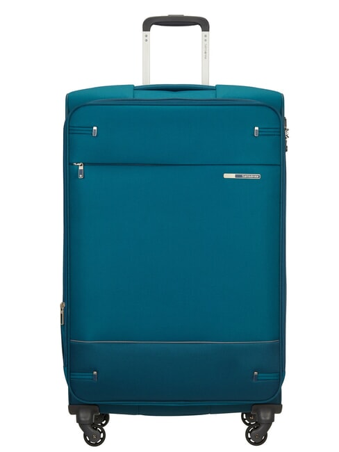 SAMSONITE trolley case BASE BOOST line, large size, expandable petrolblue - Semi-rigid Trolley Cases
