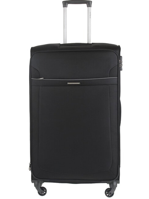 SAMSONITE ANAFI Extra Large, Expandable Trolley BLACK - Semi-rigid Trolley Cases