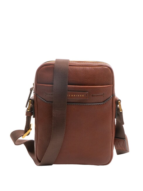 THE BRIDGE SERRISTORI Leather bag BROWN - Over-the-shoulder Bags for Men