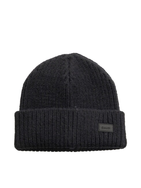 GAUDÌ EVAN Cuffed beanie hat BLACK - Hats