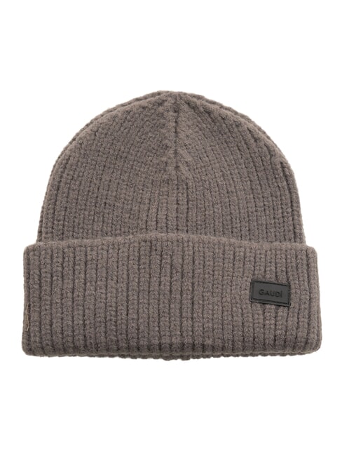 GAUDÌ EVAN Cuffed beanie hat Darkgrey - Hats