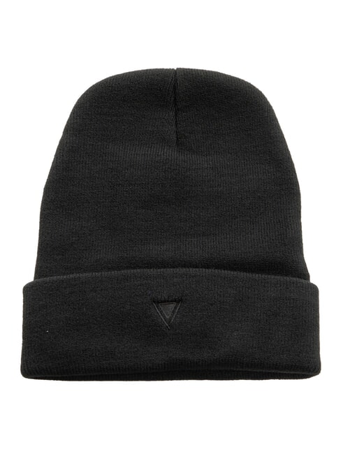 GAUDÌ EVAN Embroidered logo beanie hat BLACK - Hats