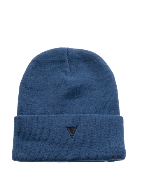 GAUDÌ EVAN Embroidered logo beanie hat blue - Hats