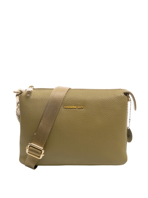 MANDARINA DUCK MELLOW Shoulder bag in leather aloe - Women’s Bags
