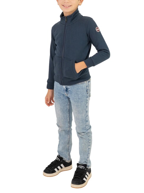 COLMAR CONNECTIVE KIDS Full-zip turtleneck sweatshirt navy blue - Baby Sweatshirt