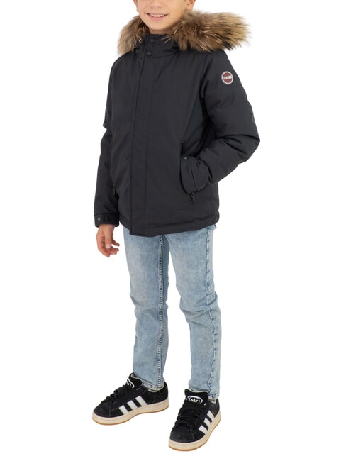 COLMAR RECALL KIDS Padded jacket with hood black spike - Baby Jackets