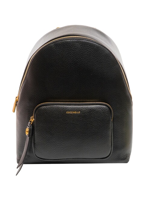 COCCINELLE FENIX Medium leather backpack Black - Women’s Bags