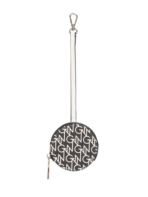 GATTINONI PLANETARIUM Keychain with coin case black & white - Key holders