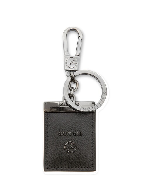 GATTINONI PLANETARIUM Leather keychain BLACK - Key holders