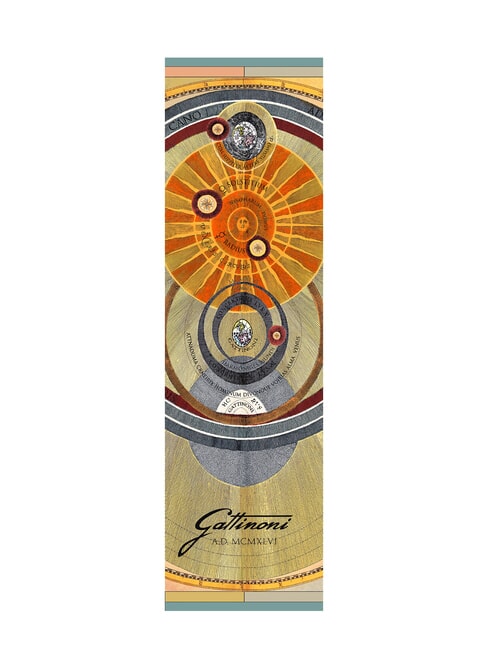 GATTINONI PLANETARIUM Wool blend scarf printed classic - Hats