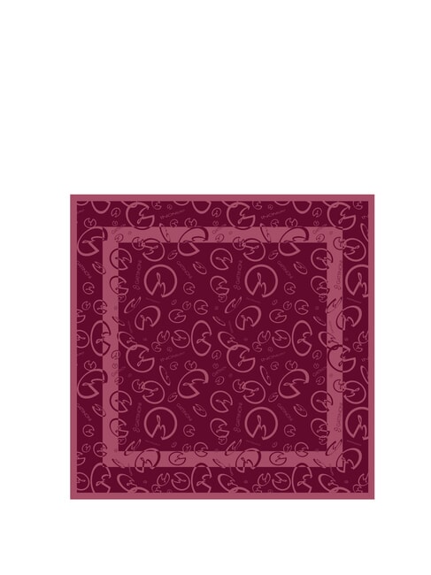 GATTINONI PLANETARIUM Silk scarf burgundy - Hats