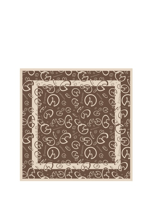 GATTINONI PLANETARIUM Silk scarf brown - Hats