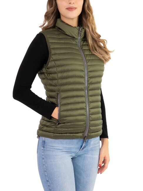 COLMAR DELUXE High-neck padded vest darkmud - Women's Vest