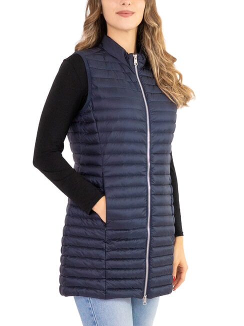 COLMAR PUNKY Long lightweight sleeveless vest navy blue - Women's Vest