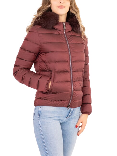 COLMAR DELUXE Down jacket with fur hood darkbrunette-darks - Women's down jackets