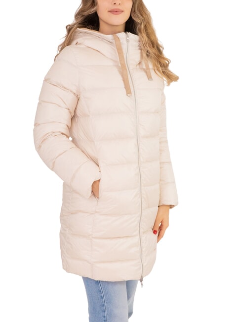 COLMAR DELUXE Long reversible down jacket with hood incense-arizona - Women's down jackets