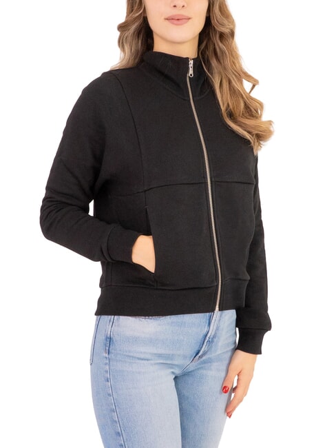 COLMAR CONNECTIVE High-neck full-zip sweatshirt black - Women's Sweatshirts