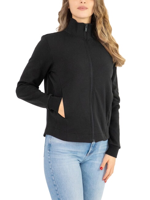 COLMAR COMMUTER Women's high-neck sweatshirt with zip black - Women's Sweatshirts