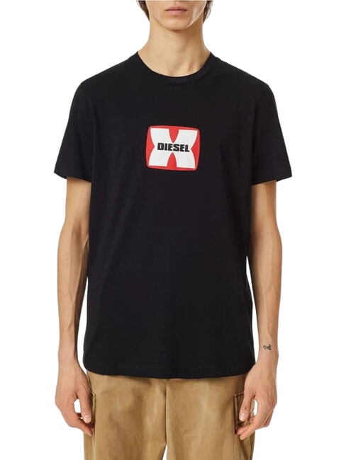 DIESEL T-DIEGOR Cotton T-shirt black - T-shirt