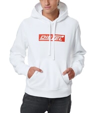 DIESEL S-GINN Hoodie white - Sweatshirts - 1