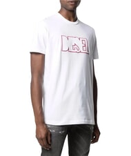 DIESEL T-DIEGOR Cotton T-Shirt white - T-shirt - 1