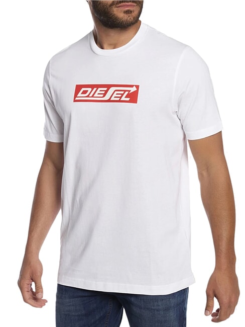 DIESEL T-JUST Cotton T-shirt white - T-shirt
