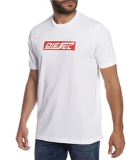 DIESEL T-JUST Cotton T-shirt white - T-shirt - 1