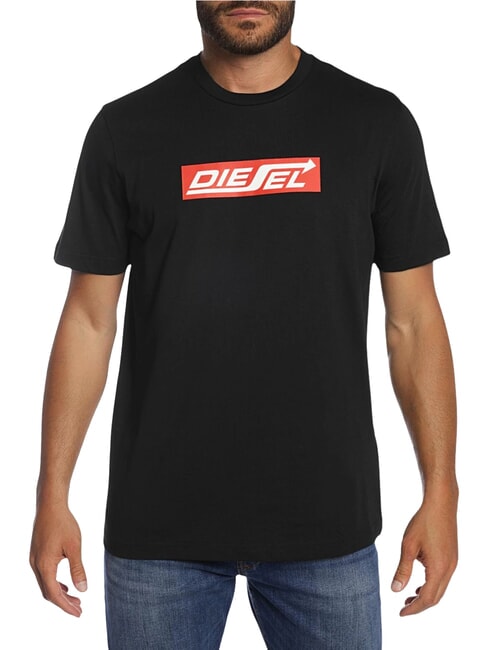 DIESEL T-JUST Cotton T-shirt black - T-shirt