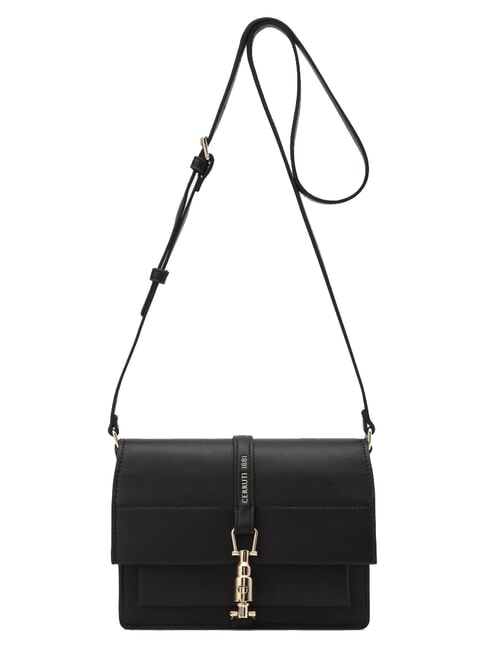 CERRUTI HARPER Shoulder bag with flap black - Women’s Bags