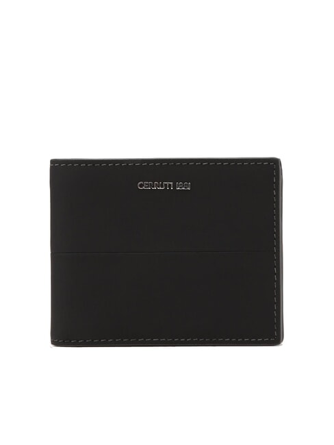 CERRUTI CERRUTIS 6 cc leather wallet black - Men’s Wallets