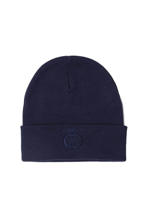 CERRUTI BEANIE Cap with embroidered logo blue - Hats