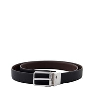 CERRUTI DOUBLE Reversible and shortenable leather belt - Belts