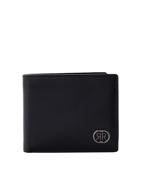 CERRUTI RAUL 8cc leather wallet black - Men’s Wallets