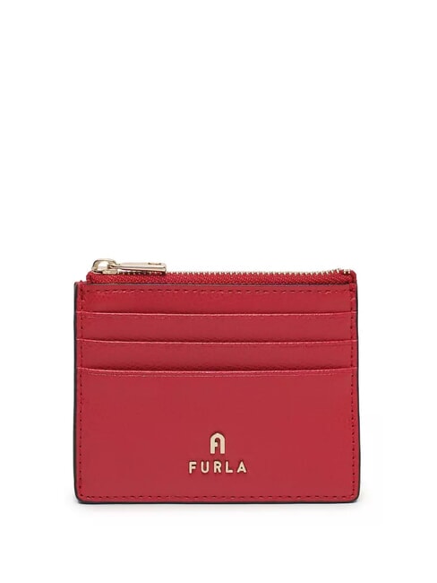 FURLA CAMELIA Leather card holder / coin purse RUBY - Women’s Wallets