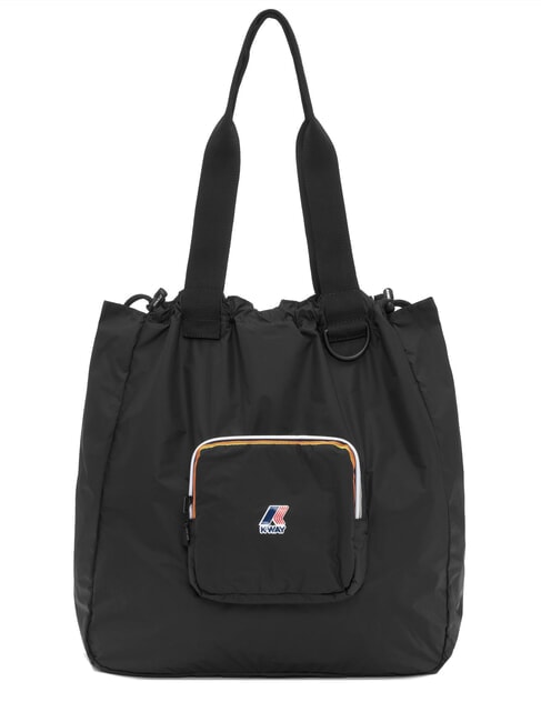 KWAY LE VRAI 4.0 VICTORINE Foldable shoulder shopping bag black pure - Women’s Bags