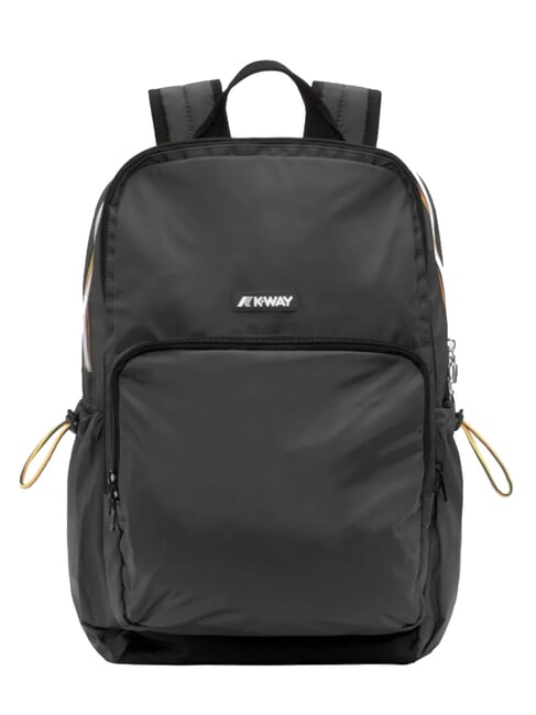 KWAY GIZY Nylon backpack for 15" laptop grey shadow dk - Laptop backpacks