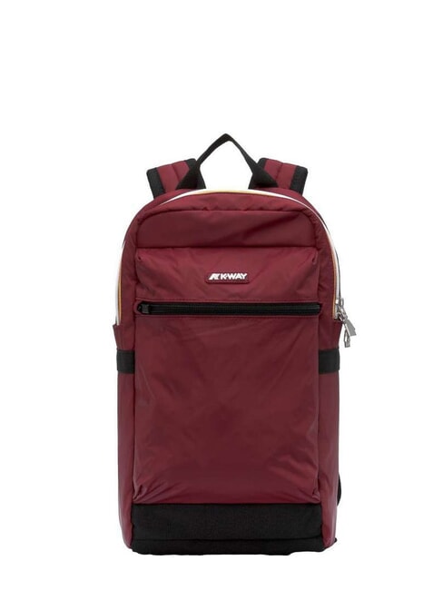 KWAY LAON Small nylon backpack red syrah - Backpacks & School and Leisure