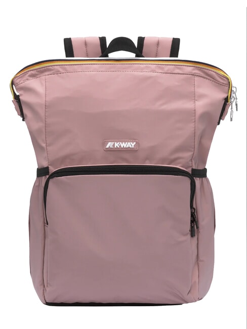 KWAY MAIZY 15.6" laptop backpack pinkish roses - Laptop backpacks