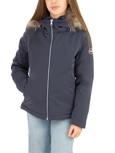 COLMAR PURENESS KIDS Padded jacket with hood navy blue - Baby Jackets