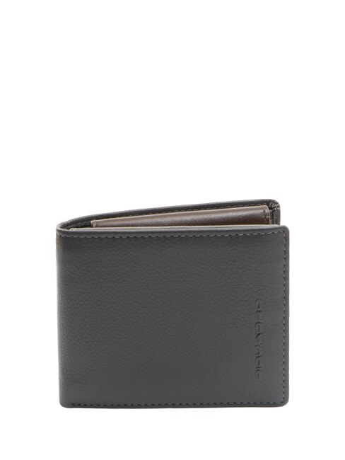 PIQUADRO X1 Leather wallet blue / brown - Men’s Wallets