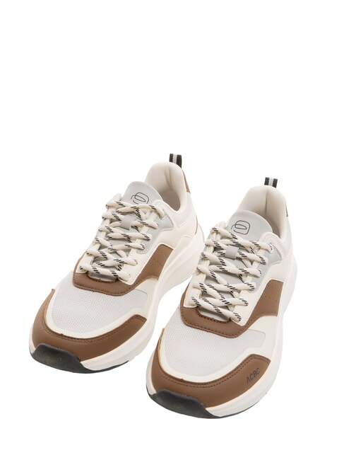 PIQUADRO RUNNING Sneakers white/brown - Unisex shoes