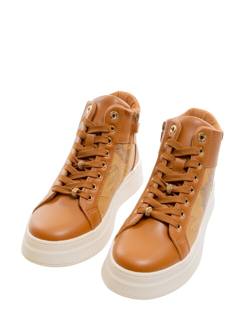 ALVIERO MARTINI PRIMA CLASSE GEO High-top sneakers Leather / Geo Beige - Women’s shoes
