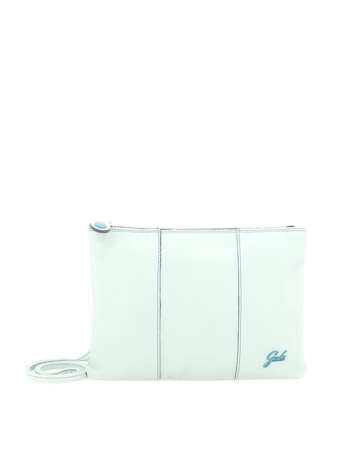 GABS BEYONCE M Leather clutch bag with shoulder strap light green - Women’s Bags