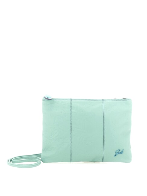 GABS BEYONCE M Leather clutch bag with shoulder strap light green - Women’s Bags