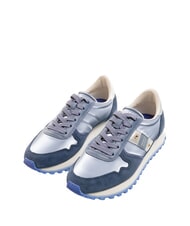BLAUER MILLEN Mixed leather sneakers - Women’s shoes