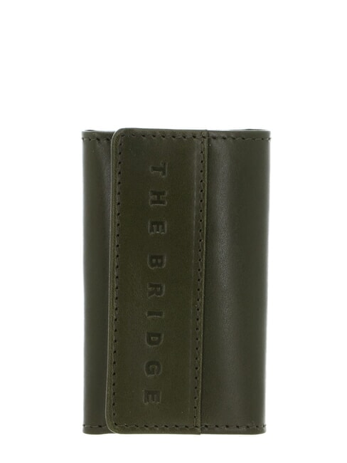 THE BRIDGE GIACOMO Leather key case thyme/dark ruthenium - Key holders