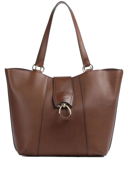 THE BRIDGE ERICA Leather shopper BROWN - Women’s Bags